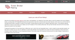 Desktop Screenshot of forex-broker-rating.com